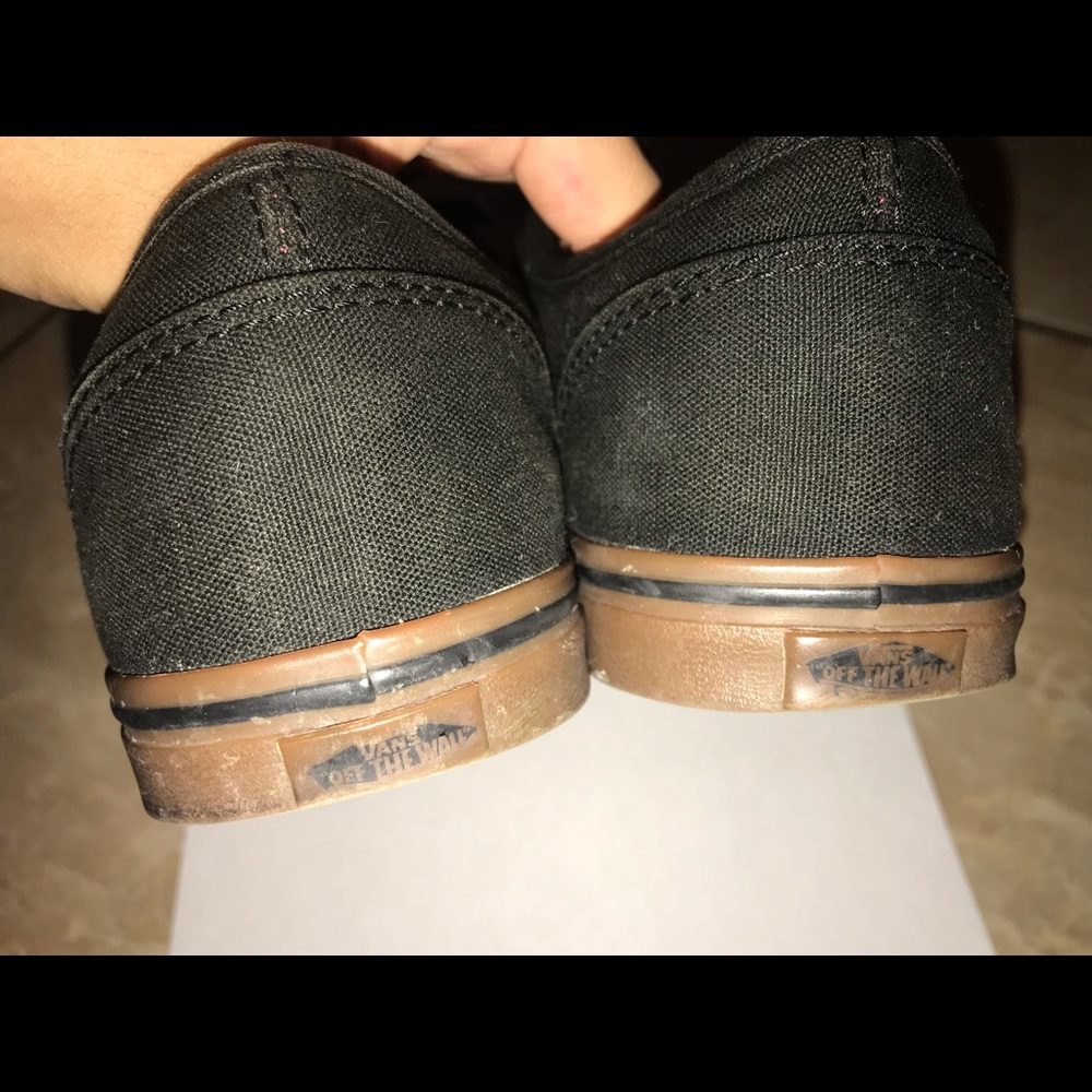 Black/Gum Vans - Picture 3 of 8